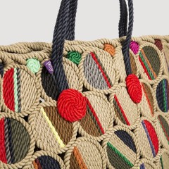 Beach bag circles multicolor - slika 2